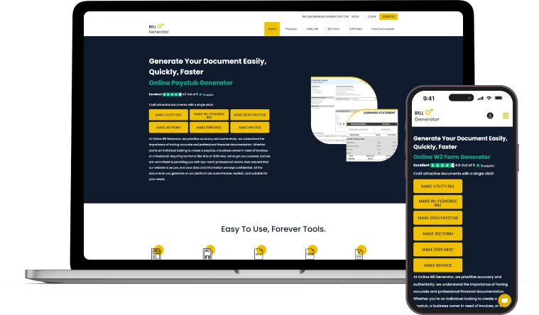 Online Bill Generator
