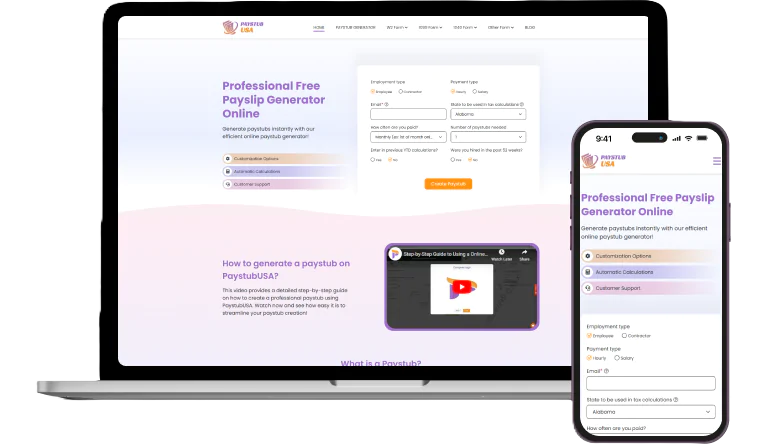 Paystub USA